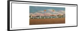 'Monument erected by the Society for Public Improvements, Bocas de Ceniza', c1940s-Unknown-Framed Premium Giclee Print