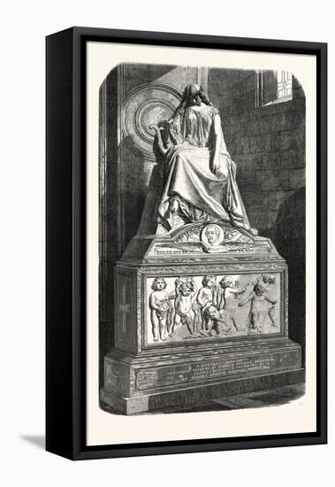 Monument Erected to the Memory of Donizetti. 1855-null-Framed Stretched Canvas