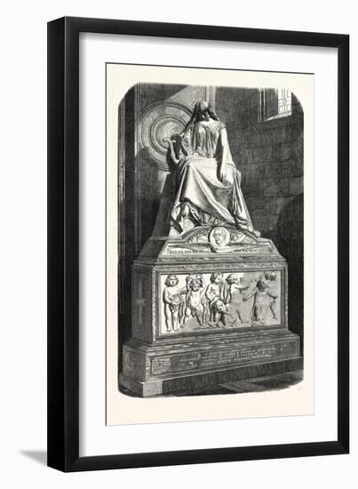 Monument Erected to the Memory of Donizetti. 1855-null-Framed Giclee Print