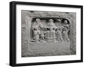 Monument funéraire d'Enguerrand de Wisquette-null-Framed Giclee Print