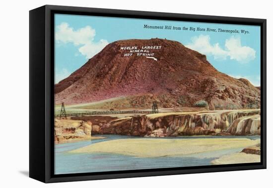 Monument Hill, Thermopolis-null-Framed Stretched Canvas