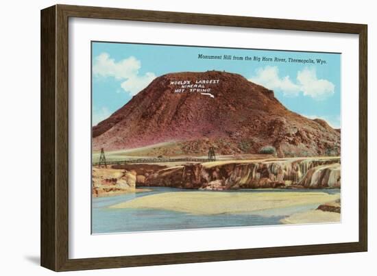 Monument Hill, Thermopolis-null-Framed Art Print