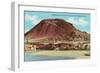 Monument Hill, Thermopolis-null-Framed Art Print