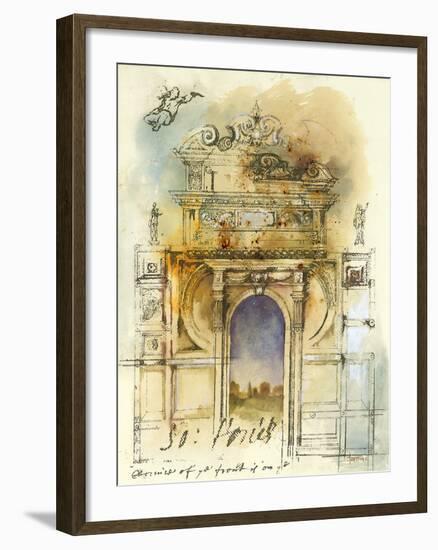 Monument II-Fressinier-Framed Giclee Print