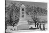 Monument in Cemetery-Ansel Adams-Stretched Canvas