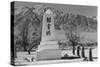 Monument in Cemetery-Ansel Adams-Stretched Canvas