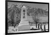 Monument in Cemetery-Ansel Adams-Framed Art Print