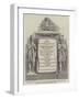 Monument in St Giles's Church-null-Framed Giclee Print