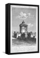 Monument in the Churchyard of St Giles in the Fields, Holborn, London, 1817-Samuel Rawle-Framed Stretched Canvas