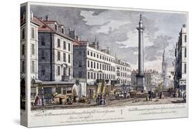 Monument, London, 1794-George Bickham-Stretched Canvas