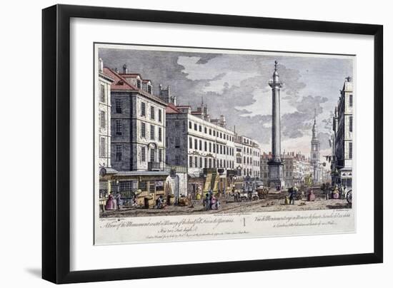 Monument, London, 1794-George Bickham-Framed Giclee Print