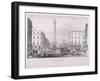 Monument, London, C1850-J Hopkins-Framed Giclee Print