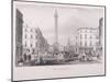 Monument, London, C1850-J Hopkins-Mounted Giclee Print