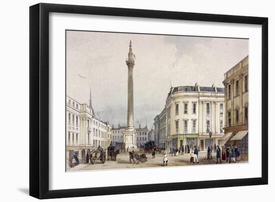 Monument, London, C1855-James B Allen-Framed Giclee Print