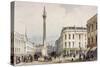 Monument, London, C1855-James B Allen-Stretched Canvas