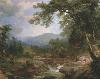 Monument Mountain-Asher Brown Durand-Framed Textured Art