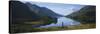 Monument near a Lake, Glenfinnan Monument, Loch Shiel, Highlands Region, Scotland-null-Stretched Canvas