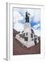 Monument of Christo Redentor (Christ the Redeemer) on a Mountain Pass Between Mendoza and Santiago-Michael Runkel-Framed Photographic Print