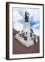 Monument of Christo Redentor (Christ the Redeemer) on a Mountain Pass Between Mendoza and Santiago-Michael Runkel-Framed Photographic Print