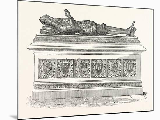 Monument of Edward the Black Prince in Canterbury Cathedral-null-Mounted Giclee Print