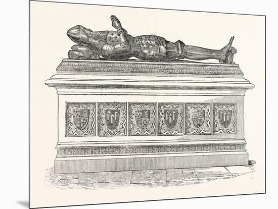 Monument of Edward the Black Prince in Canterbury Cathedral-null-Mounted Giclee Print