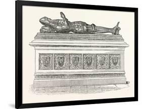 Monument of Edward the Black Prince in Canterbury Cathedral-null-Framed Giclee Print