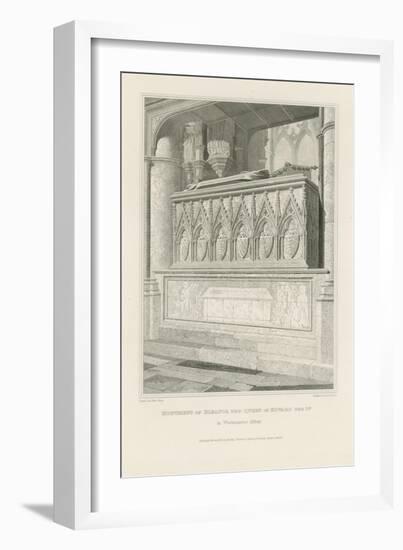 Monument of Eleanor the Queen of Edward the 1st-Edward Blore-Framed Giclee Print