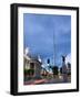 Monument of Light, and Jim Larkin Statue in the Evening, Dublin, Republic of Ireland-Martin Child-Framed Photographic Print