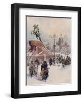 Monument of Peter I-Frederic De Haenen-Framed Giclee Print