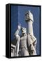 Monument of Portuguese Navigator Jorge Alvarez, Macao, China-null-Framed Stretched Canvas