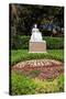 Monument of Queen Margherita of Savoy at the Seafront Promenade in Bordighera, Italy-null-Stretched Canvas