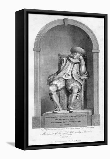 Monument of Sir Francis Bacon, St Michael's Church, St Albans, Hertfordshire, 1806-G Cooke-Framed Stretched Canvas