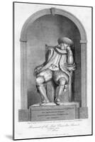Monument of Sir Francis Bacon, St Michael's Church, St Albans, Hertfordshire, 1806-G Cooke-Mounted Giclee Print
