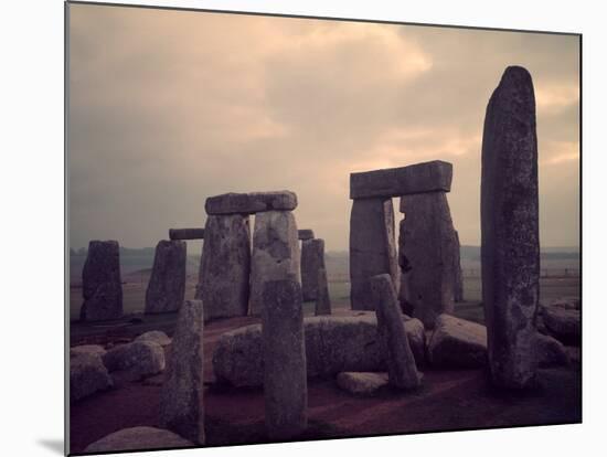 Monument of Stonehenge-Dmitri Kessel-Mounted Photographic Print