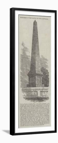 Monument of the Battle of Chillianwalla-null-Framed Premium Giclee Print