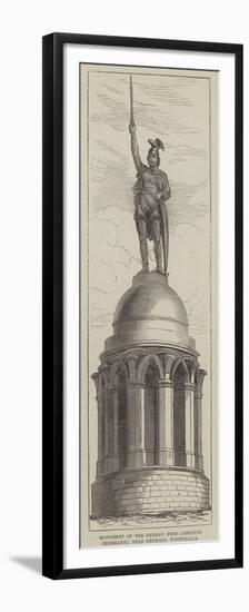 Monument of the German Hero Arminius (Hermann), Near Detmold, Westphalia-null-Framed Premium Giclee Print