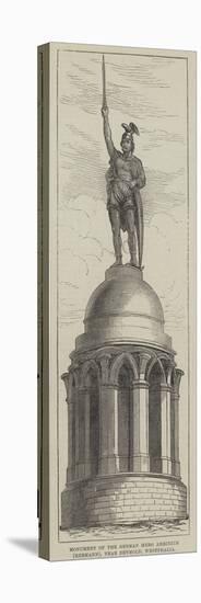 Monument of the German Hero Arminius (Hermann), Near Detmold, Westphalia-null-Stretched Canvas