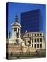 Monument of the Heroes of Iquique, Valparaiso, Chile-Rolf Richardson-Stretched Canvas