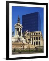 Monument of the Heroes of Iquique, Valparaiso, Chile-Rolf Richardson-Framed Photographic Print