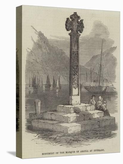 Monument of the Marquis of Argyll at Inverary-null-Stretched Canvas