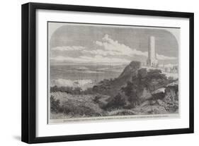 Monument Recently Erected at Dives-null-Framed Giclee Print