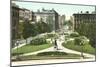 Monument Square, Baltimore-null-Mounted Premium Giclee Print