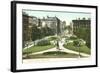 Monument Square, Baltimore-null-Framed Art Print