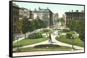 Monument Square, Baltimore-null-Framed Stretched Canvas