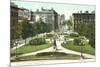 Monument Square, Baltimore-null-Mounted Art Print