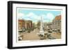 Monument Square, New London, Connecticut-null-Framed Art Print