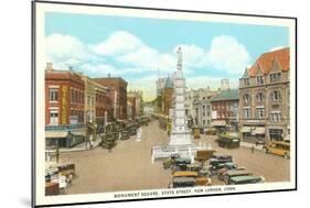 Monument Square, New London, Connecticut-null-Mounted Art Print