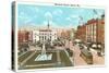 Monument Square, Racine, Wisconsin-null-Stretched Canvas