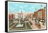 Monument Square, Racine, Wisconsin-null-Framed Stretched Canvas