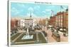 Monument Square, Racine, Wisconsin-null-Stretched Canvas